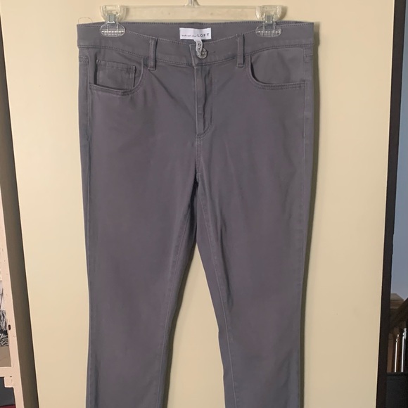 LOFT Pants - Loft gray skinny pants